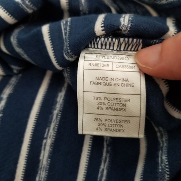 BB Dakota Bodycon Striped Skirt Large Medium - Picture 5 of 8